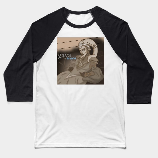 Gaya - Like a Twi'lek album cover Baseball T-Shirt by brodiehbrockie